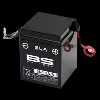 Batteri Sla Factory-activated Agm Underhållsfritt Svart/vit BS BATTERY