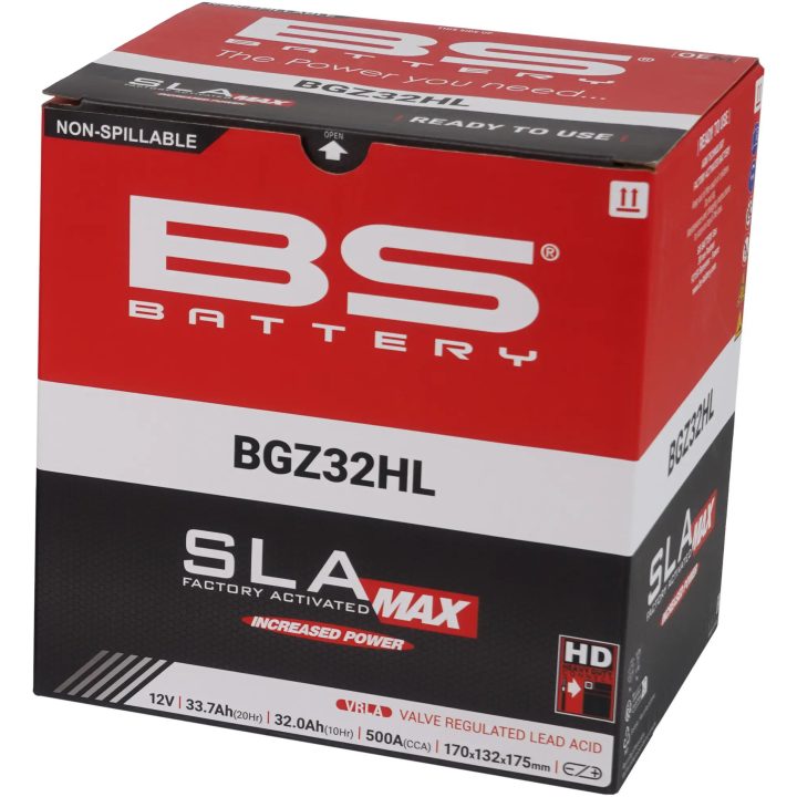 Batteri Sla Max Factory-activated Agm Underhållsfritt Svart BS BATTERY – bild 2