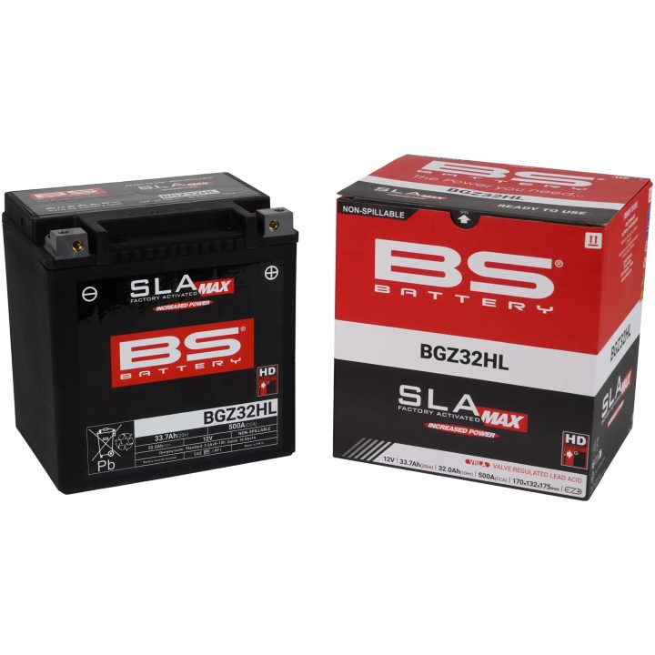 Batteri Sla Max Factory-activated Agm Underhållsfritt Svart BS BATTERY – bild 3