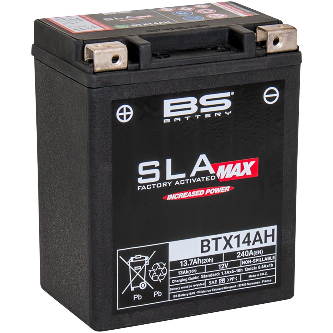 Batteri Sla Max Svart BS BATTERY