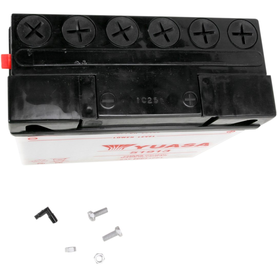 Batteri Standard Torrladdat Yuasa 186mm x 82mm x 171mm – bild 2