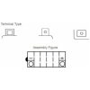 Batteri Standard Torrladdat Yuasa 205mm x 90mm x 162mm – miniatyr 2