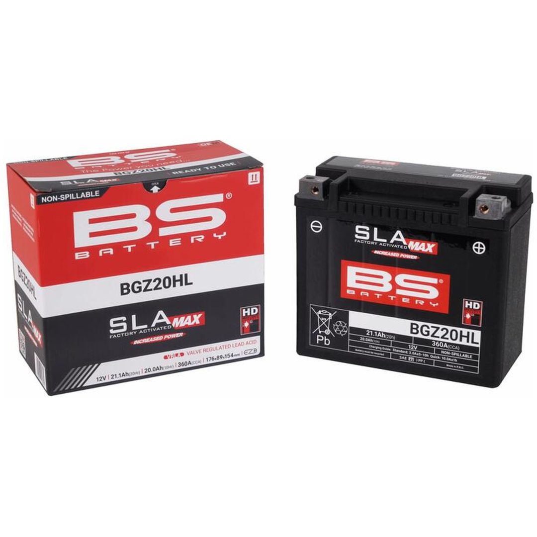 Batteri Underhållsfria AGM BS Battery – bild 2