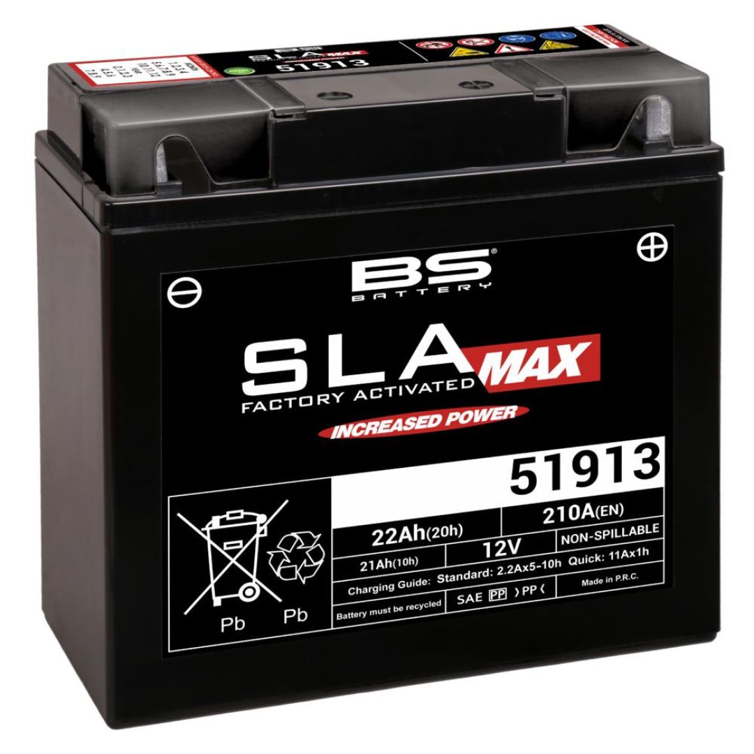 Batteri Underhållsfria AGM BS Battery 51913 – bild 2