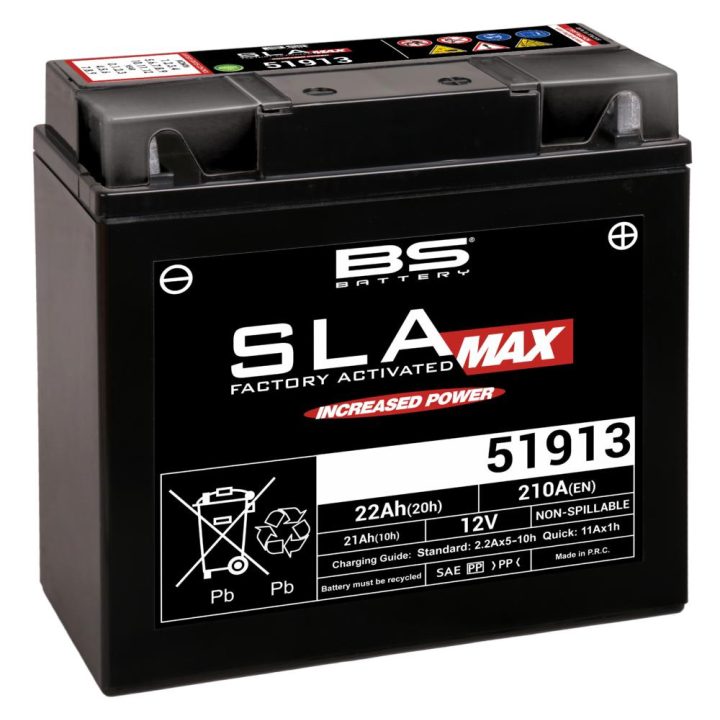 Batteri Underhållsfria AGM BS Battery 51913 – bild 2
