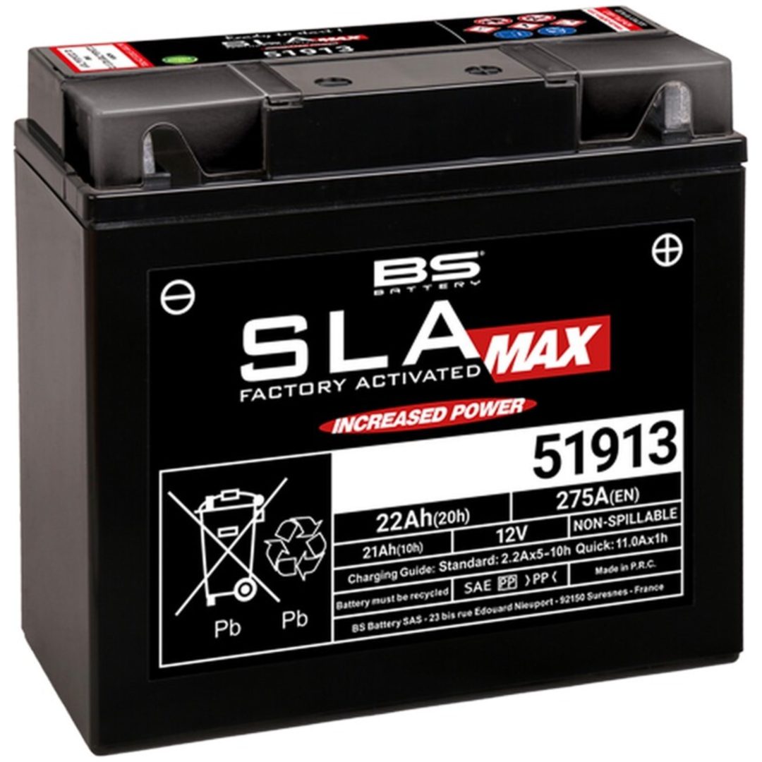 Batteri Underhållsfria AGM BS Battery 51913 – bild 3