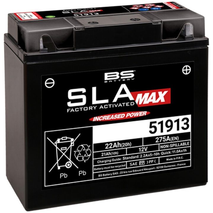 Batteri Underhållsfria AGM BS Battery 51913 – bild 3