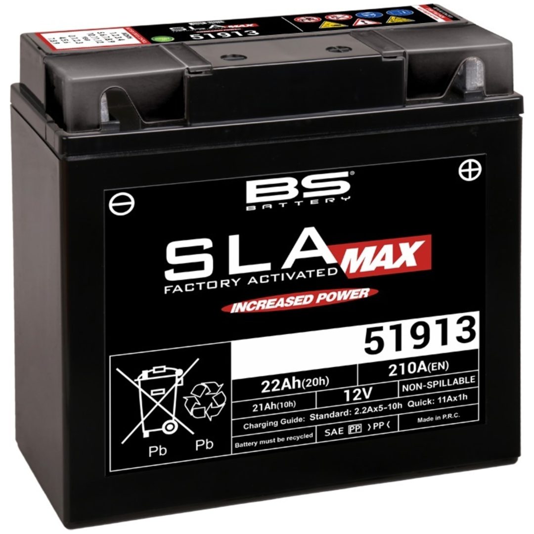 Batteri Underhållsfria AGM BS Battery 51913