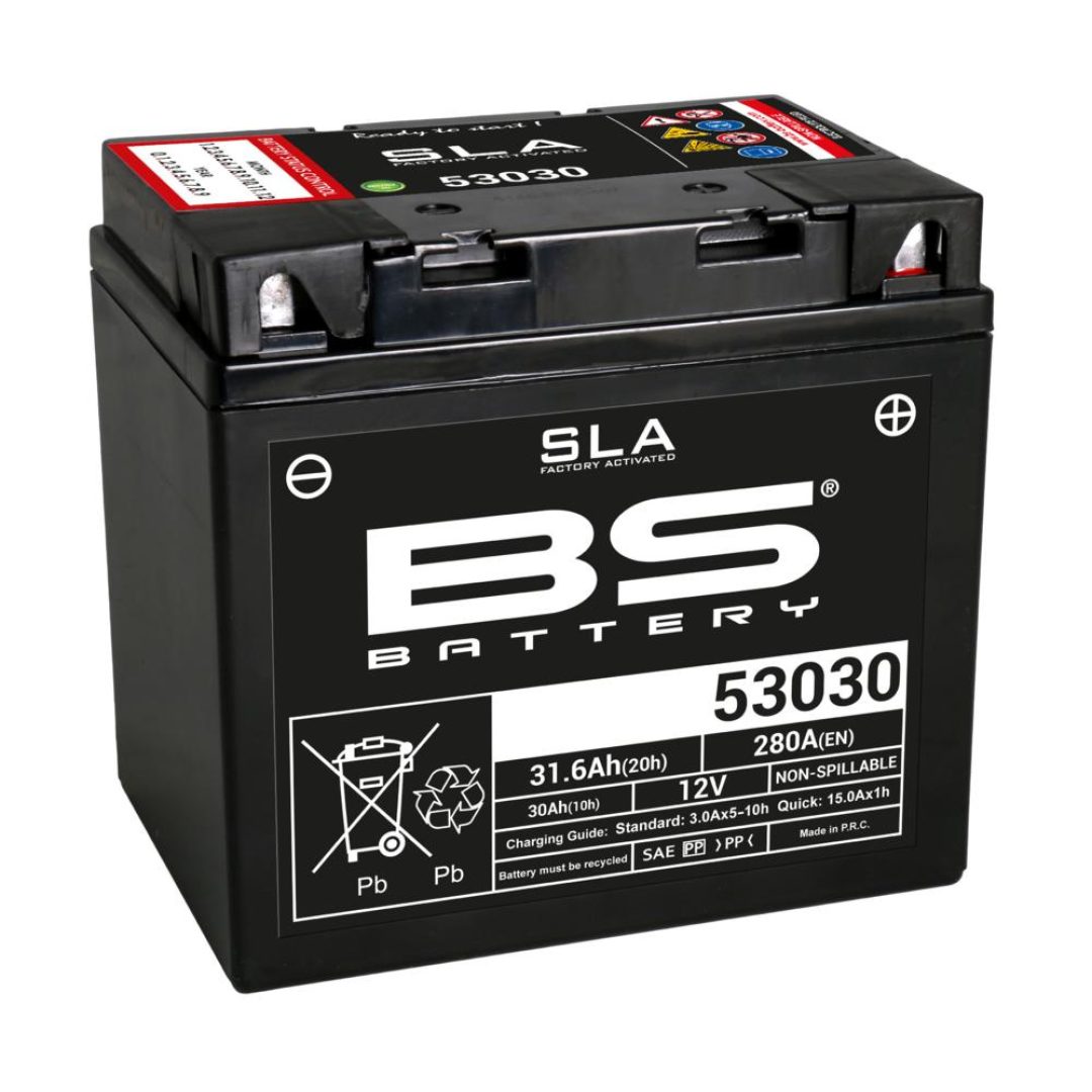 Batteri Underhållsfria AGM BS Battery 53030 – bild 2