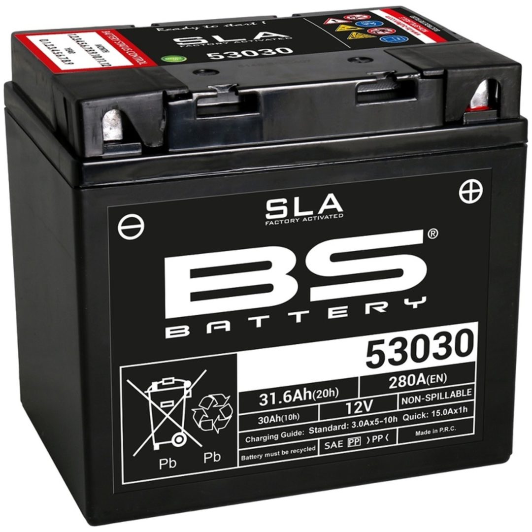 Batteri Underhållsfria AGM BS Battery 53030 – bild 3