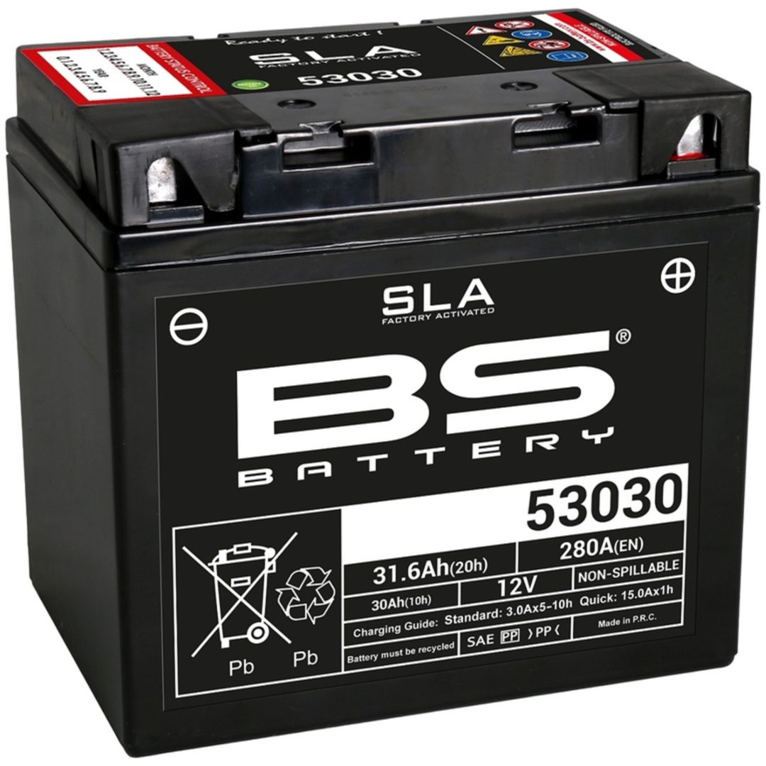 Batteri Underhållsfria AGM BS Battery 53030
