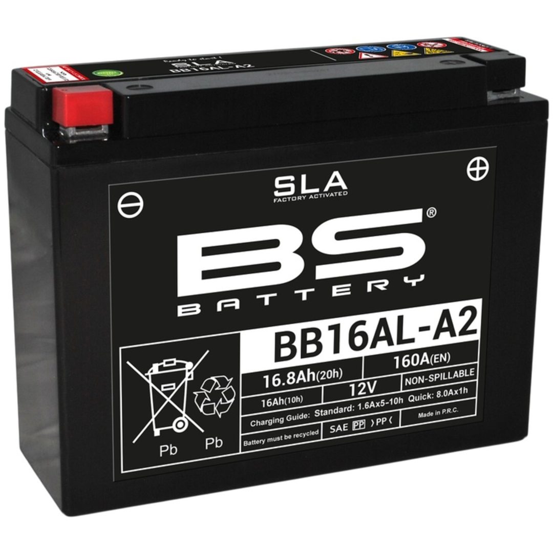 Batteri Underhållsfria AGM BS Battery BB16AL-A2 – bild 3