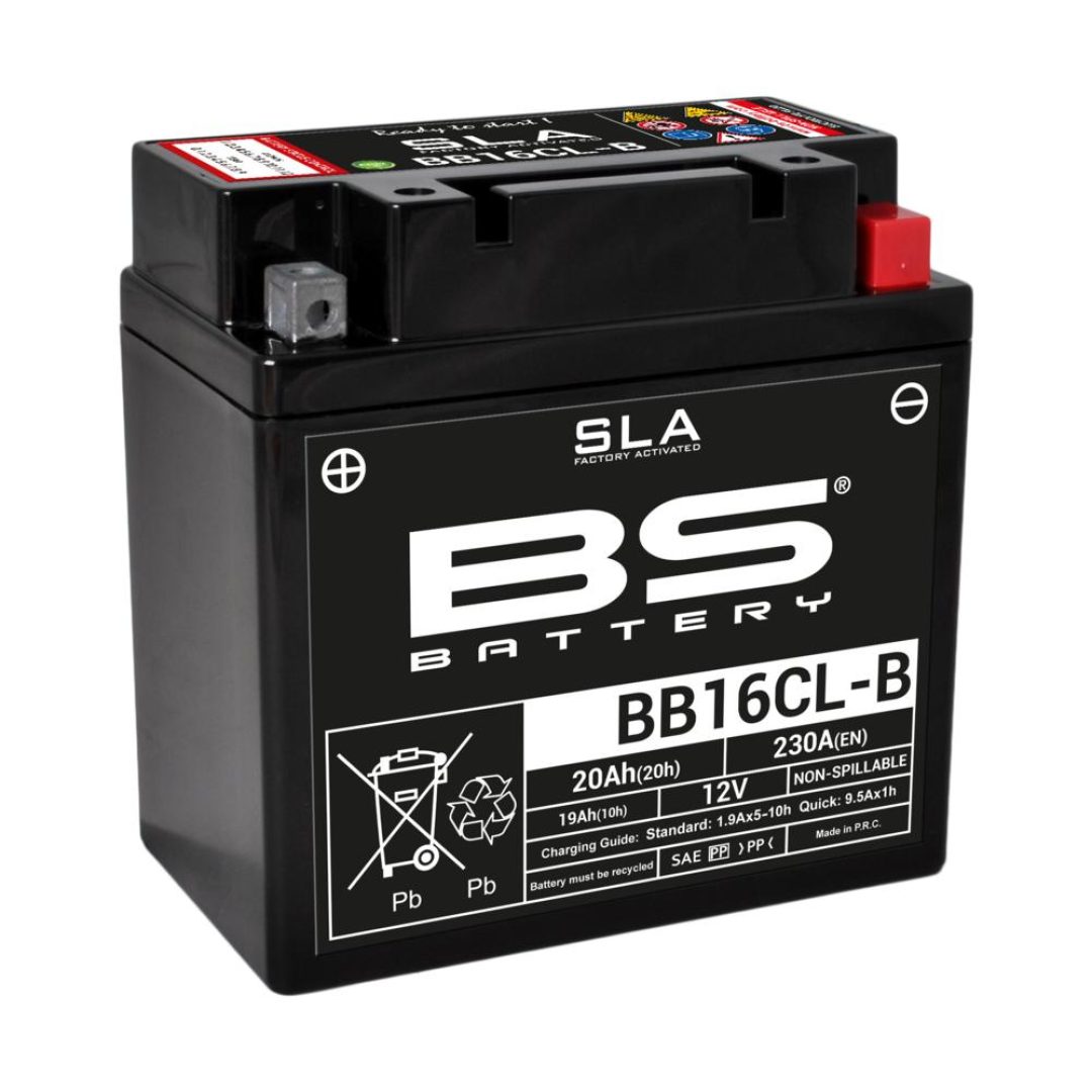 Batteri Underhållsfria AGM BS Battery BB16CL-B – bild 2