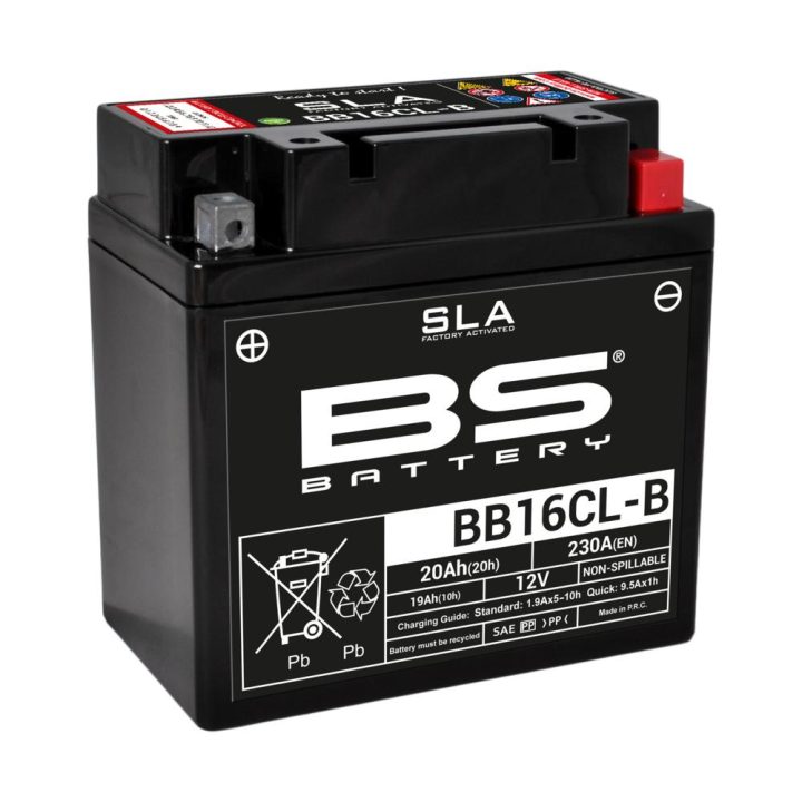 Batteri Underhållsfria AGM BS Battery BB16CL-B – bild 2