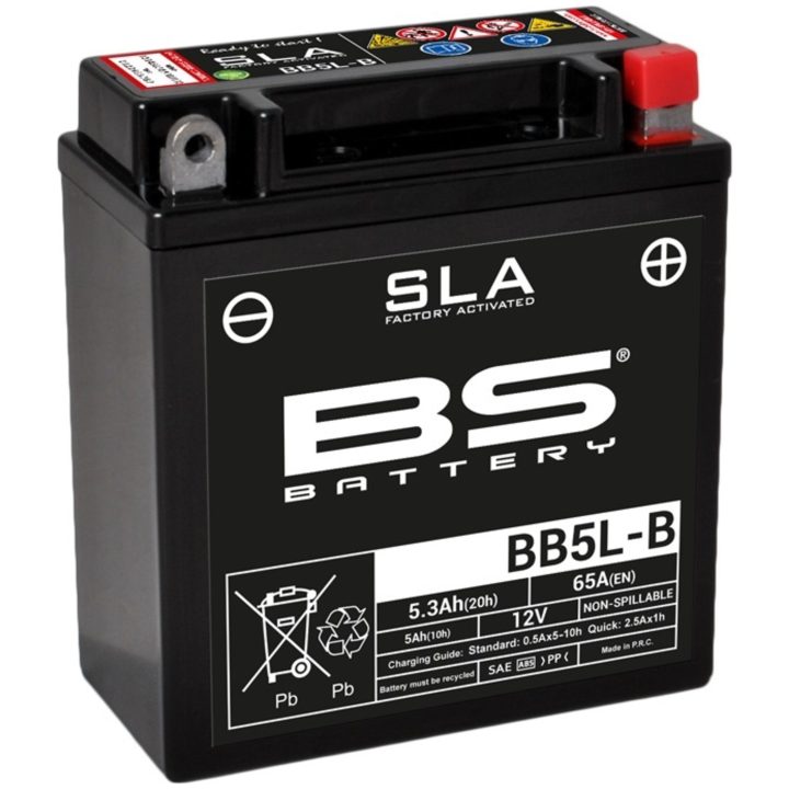 Batteri Underhållsfria AGM BS Battery BB5L-B – bild 3