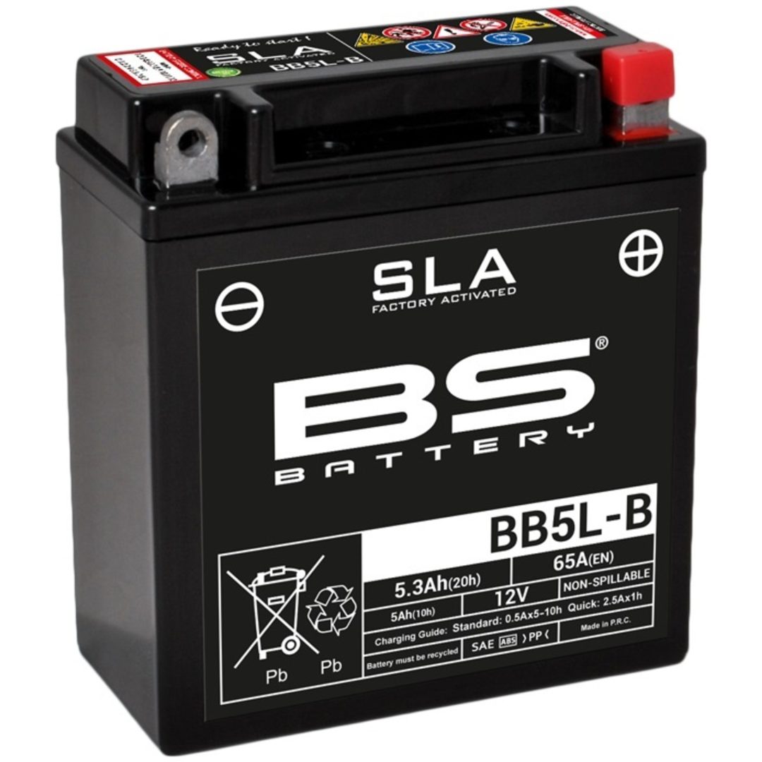 Batteri Underhållsfria AGM BS Battery BB5L-B