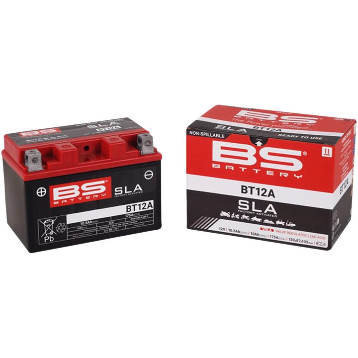 Batteri Underhållsfria AGM BS Battery BT12A – bild 3