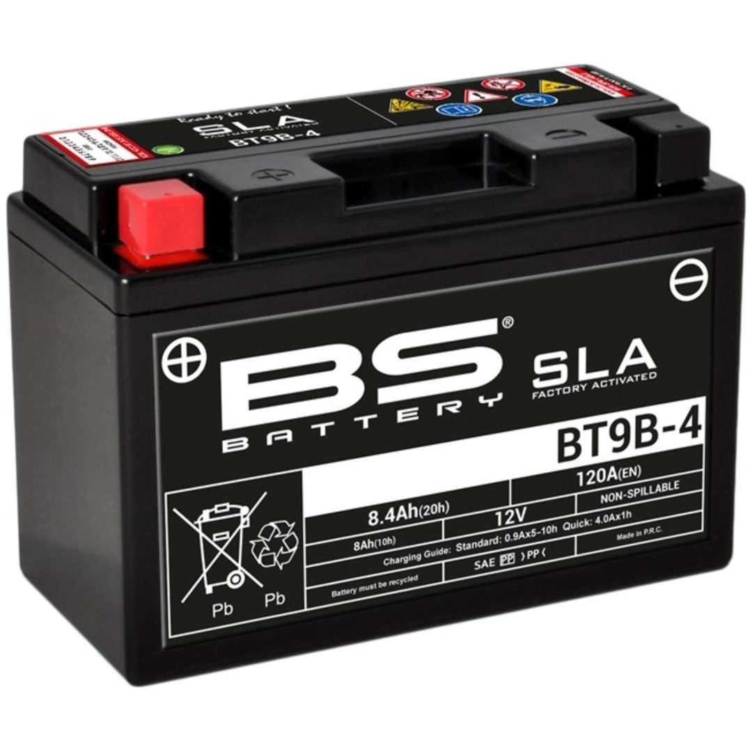 Batteri Underhållsfria AGM BS Battery BT9B-4 – bild 3