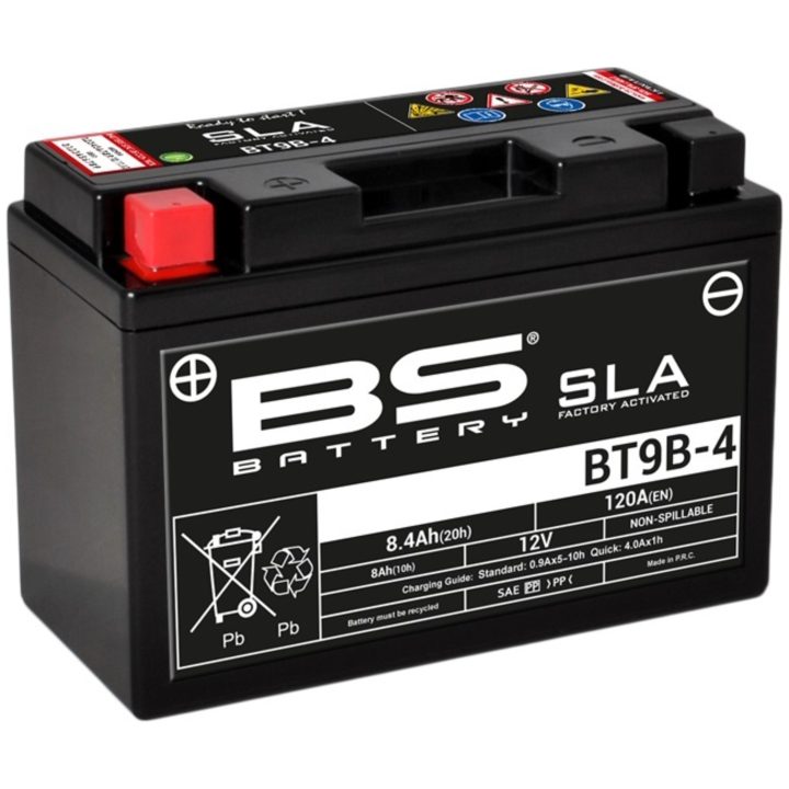 Batteri Underhållsfria AGM BS Battery BT9B-4 – bild 3