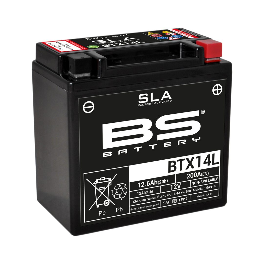 Batteri Underhållsfria AGM BS Battery BTX14L – bild 2
