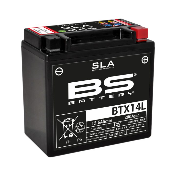 Batteri Underhållsfria AGM BS Battery BTX14L – bild 2