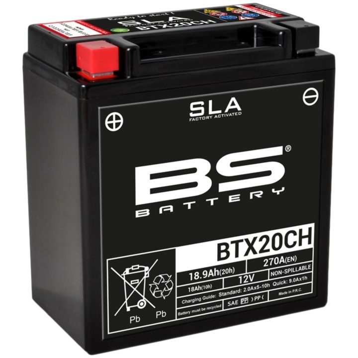 Batteri Underhållsfria AGM BS Battery BTX20CH – bild 3