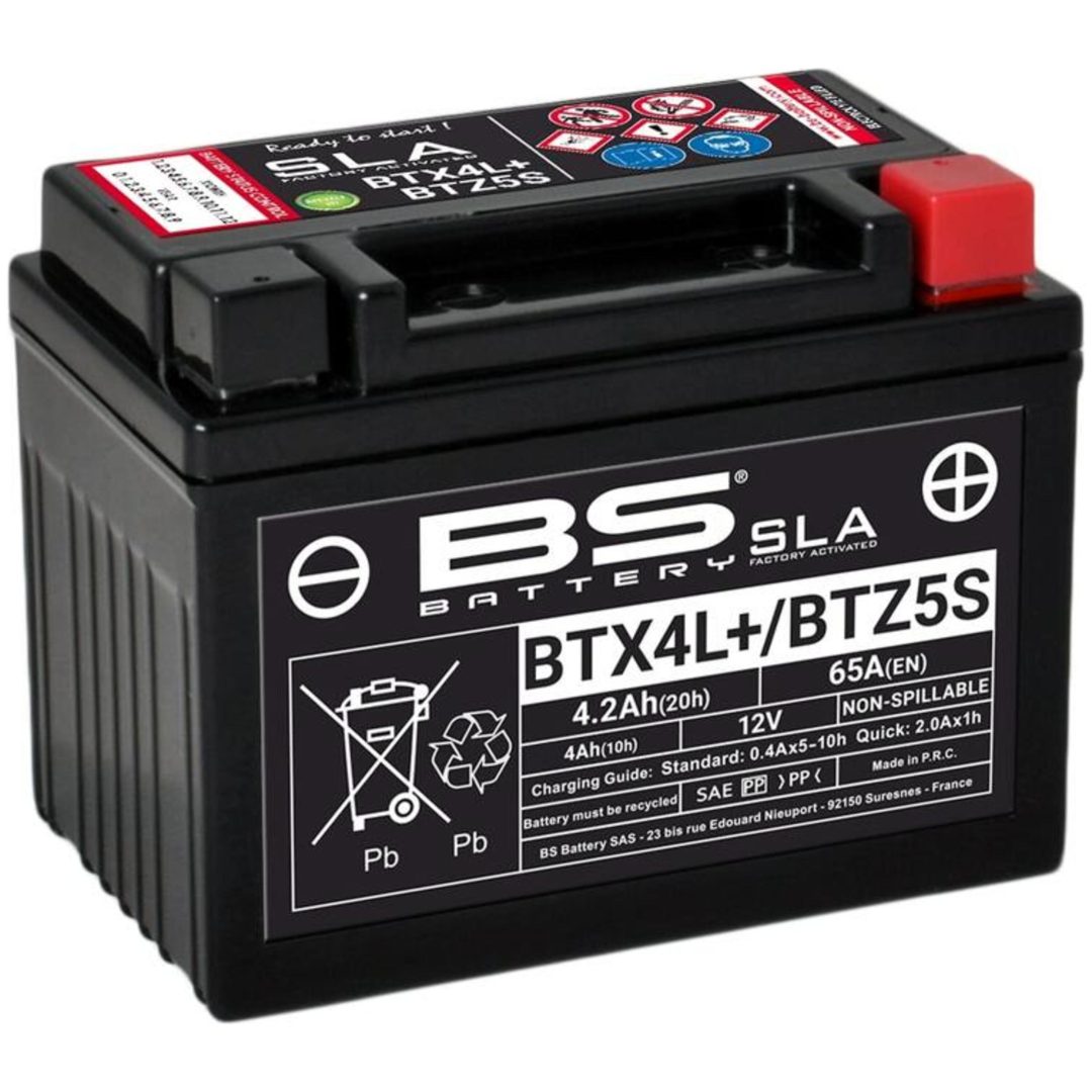 Batteri Underhållsfria AGM BS Battery BTX4L – bild 3