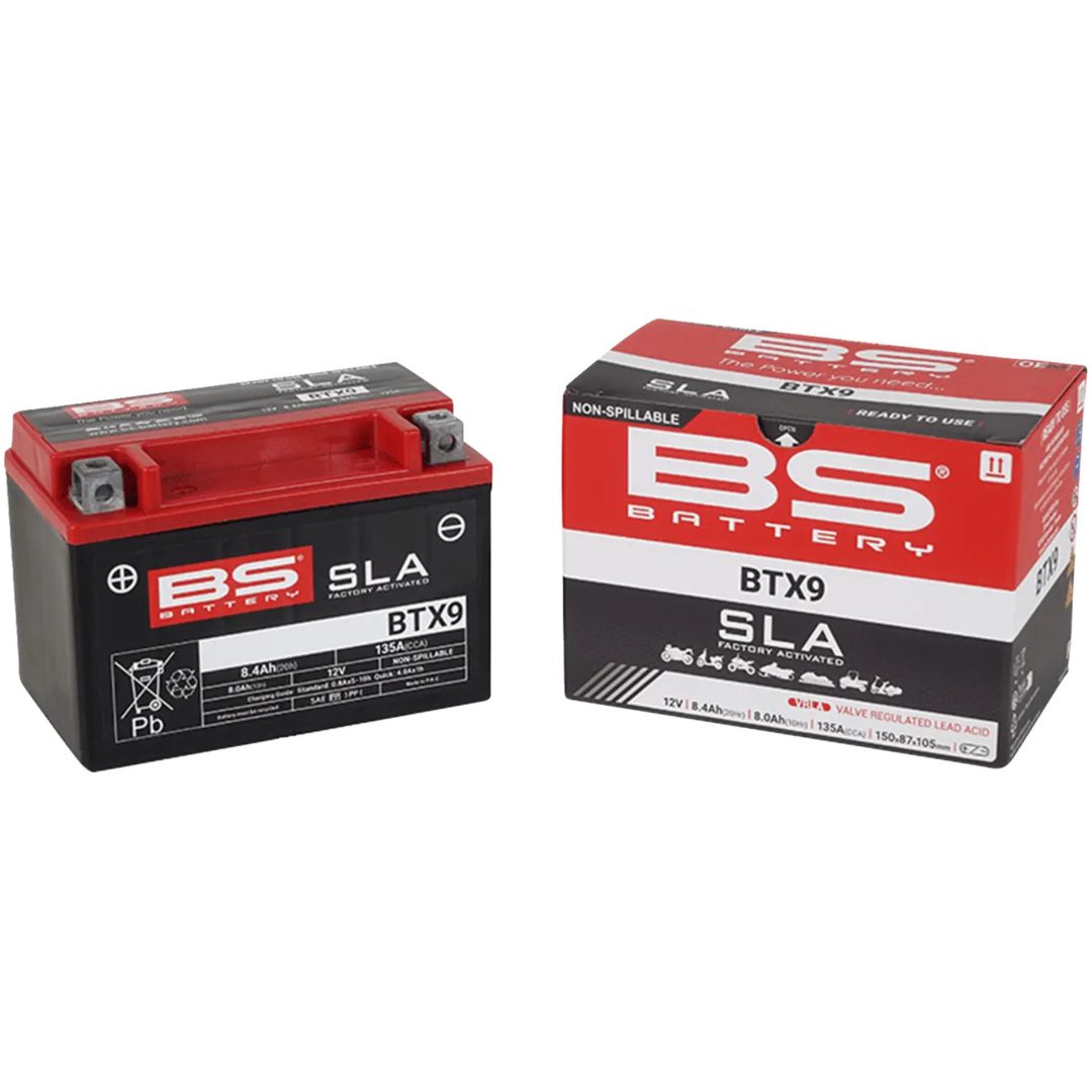 Batteri Underhållsfria AGM BS Battery BTX9 – bild 3