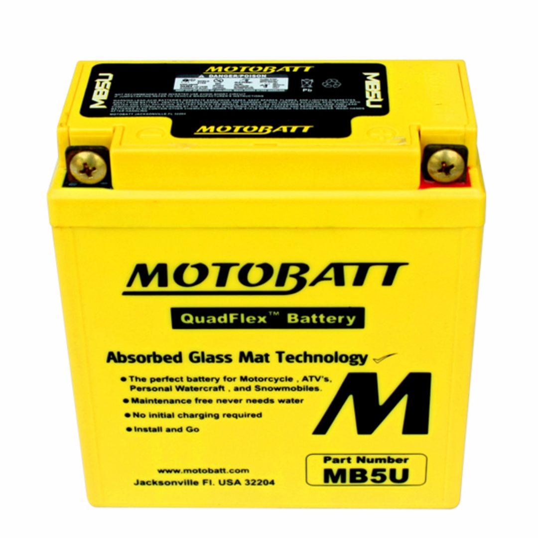 Batteri Underhållsfria Motobatt MB5U