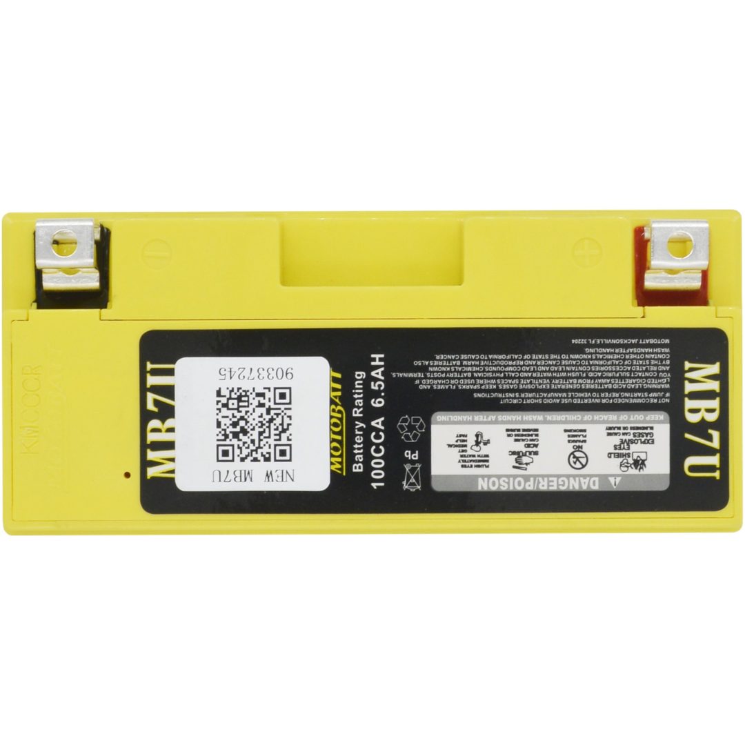 Batteri Underhållsfria Motobatt MB7U – bild 2
