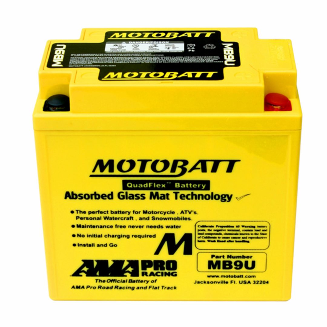 Batteri Underhållsfria Motobatt MB9U