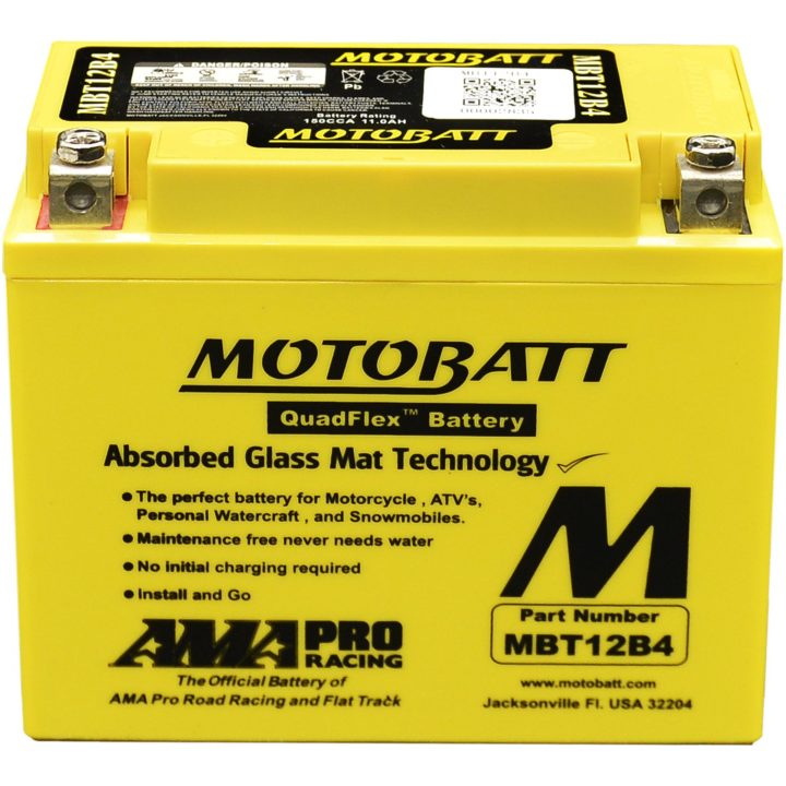 Batteri Underhållsfria Motobatt MBT12B4 – bild 3