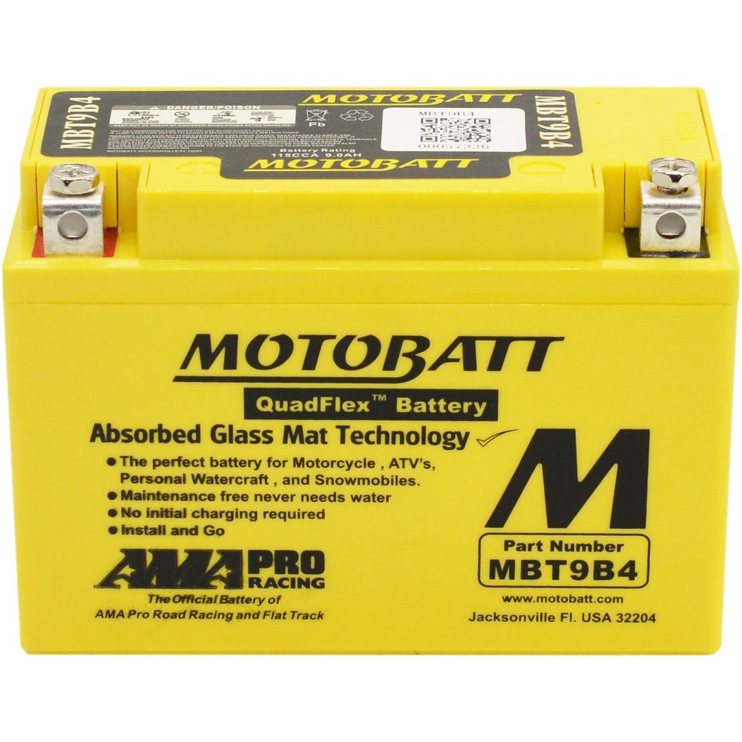 Batteri Underhållsfria Motobatt MBT9B4 – bild 2