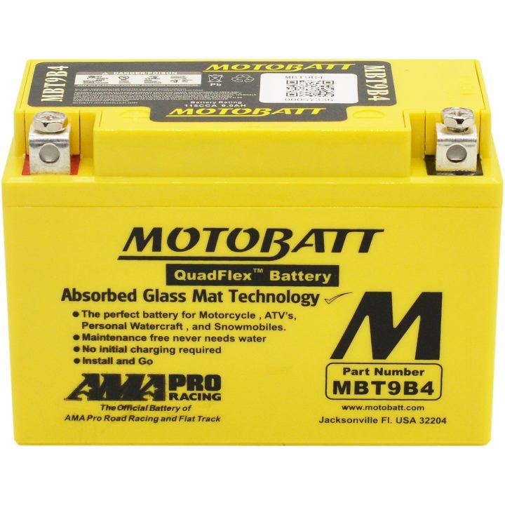 Batteri Underhållsfria Motobatt MBT9B4 – bild 2