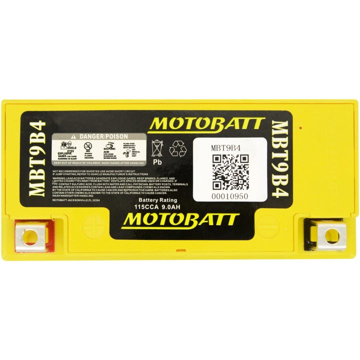 Batteri Underhållsfria Motobatt MBT9B4 – bild 3