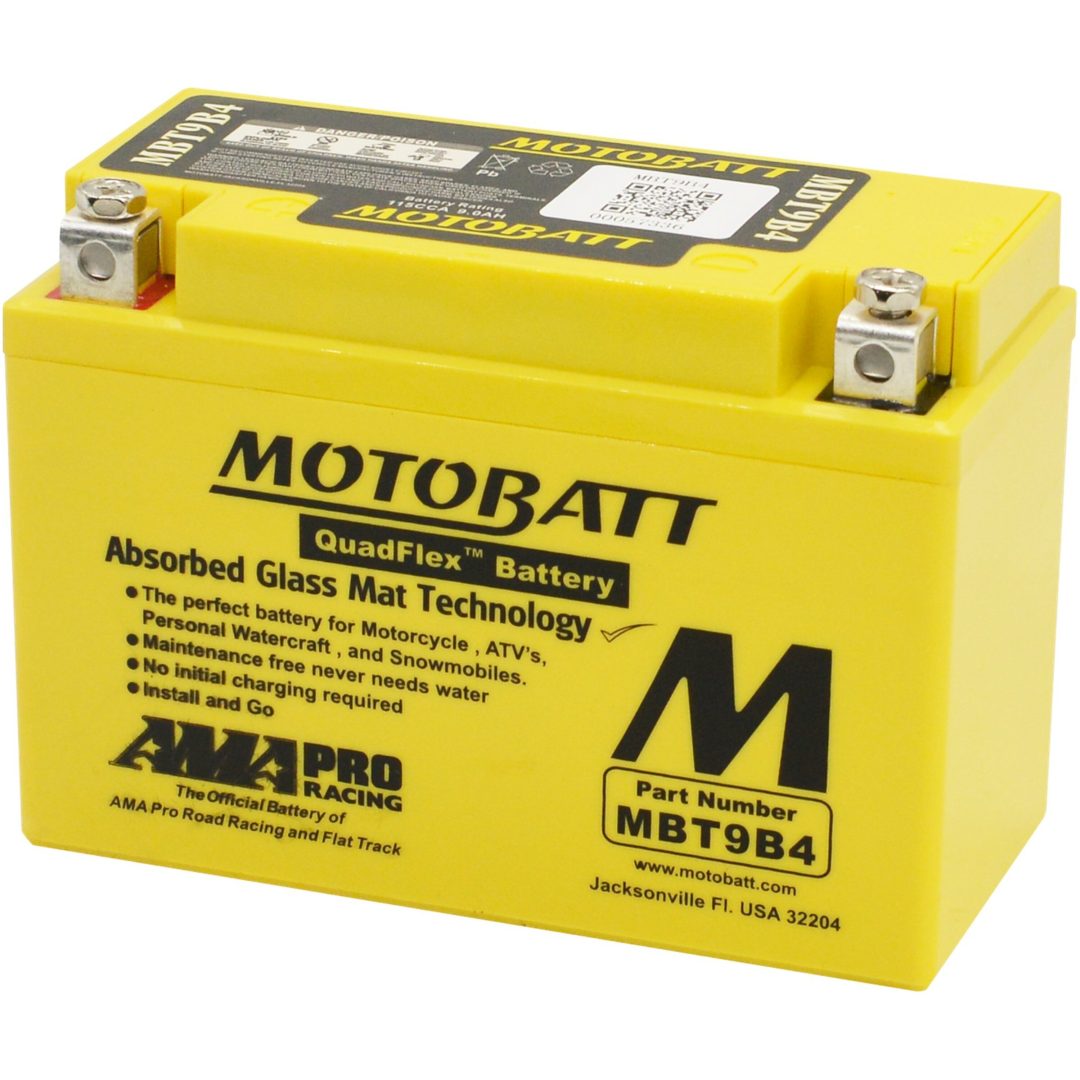Batteri Underhållsfria Motobatt MBT9B4