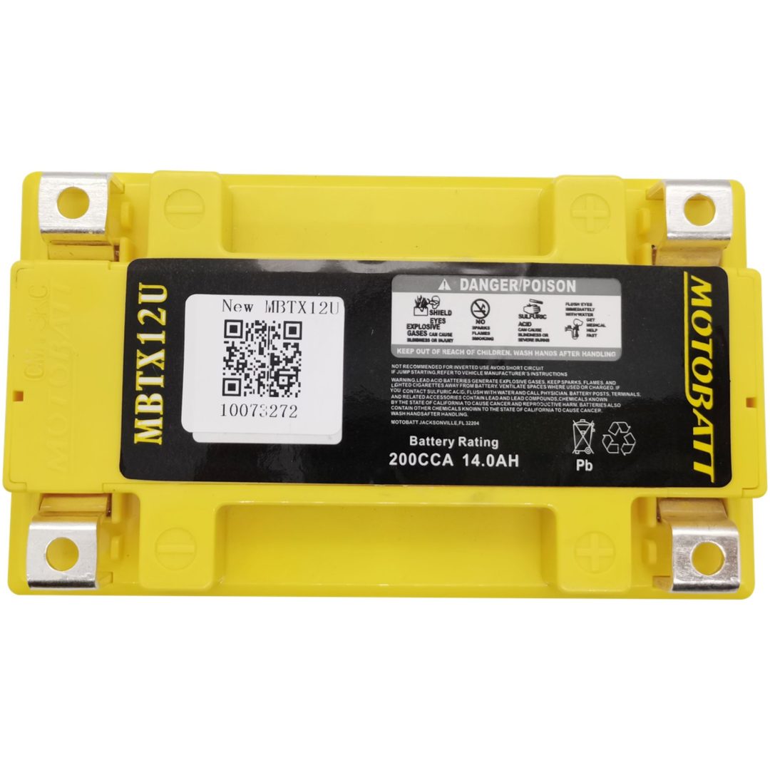 Batteri Underhållsfria Motobatt MBTX12U – bild 2