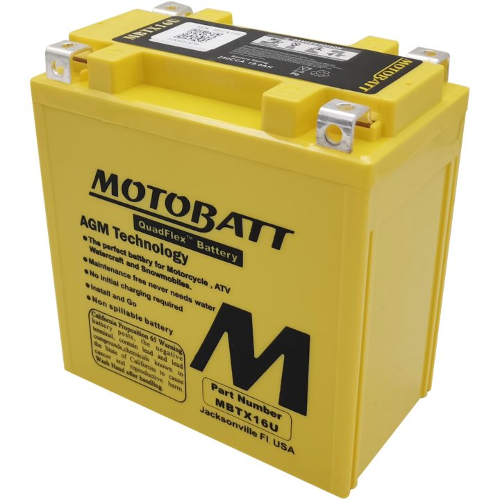 Batteri Underhållsfria Motobatt MBTX16U – bild 2
