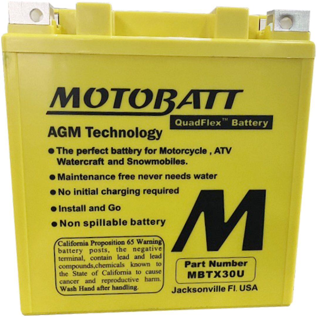 Batteri Underhållsfria Motobatt MBTX30U
