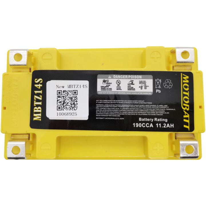 Batteri Underhållsfria Motobatt MBTZ14S – bild 3