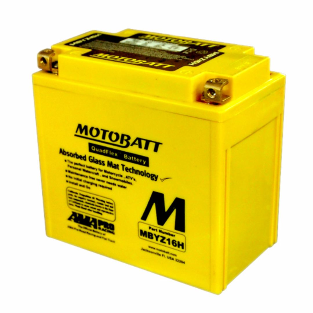 Batteri Underhållsfria Motobatt MBYZ16H