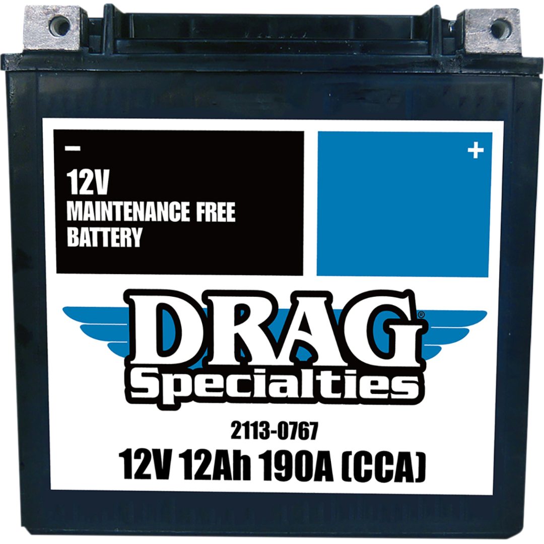 Batteri Ytx14l-ft Svart DRAG SPECIALTIES