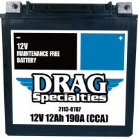 Batteri Ytx14l-ft Svart DRAG SPECIALTIES