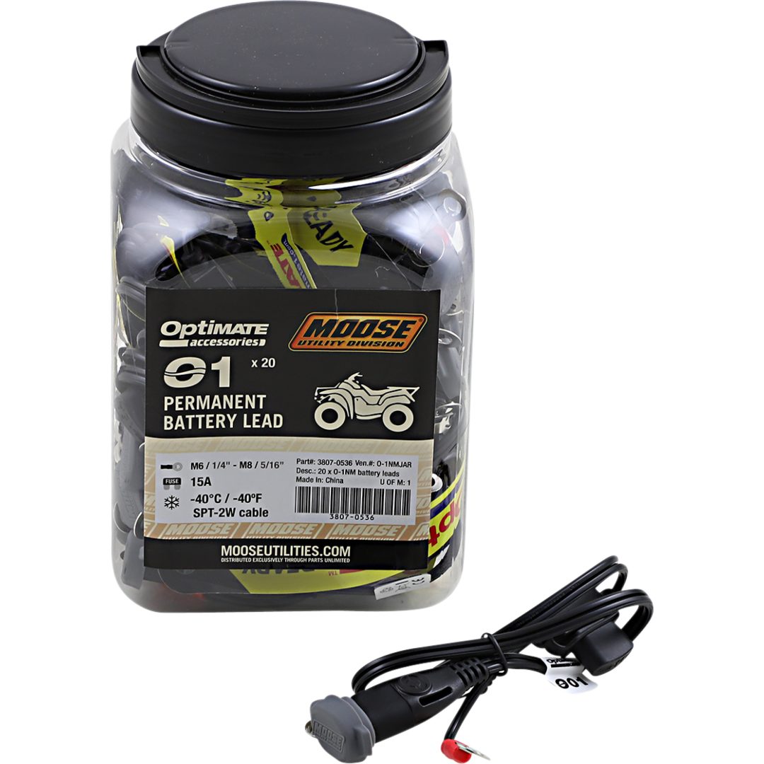 Batterikabel O1 Permanent Svart MOOSE RACING Sladd