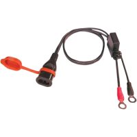 Batterikabel Svart 5/16" Ögla Sae Anslutningsledningar TECMATE