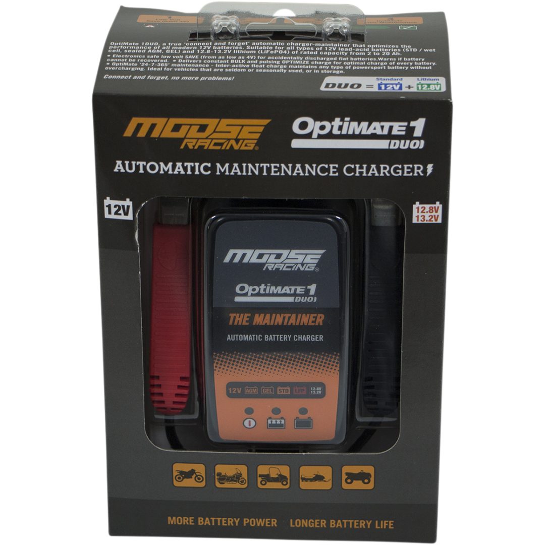 Batteriladdare Duo/ Optimate 1 MOOSE RACING Batteriladdare – bild 3