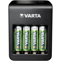 Batteriladdare för vägguttag med LCD-display Varta