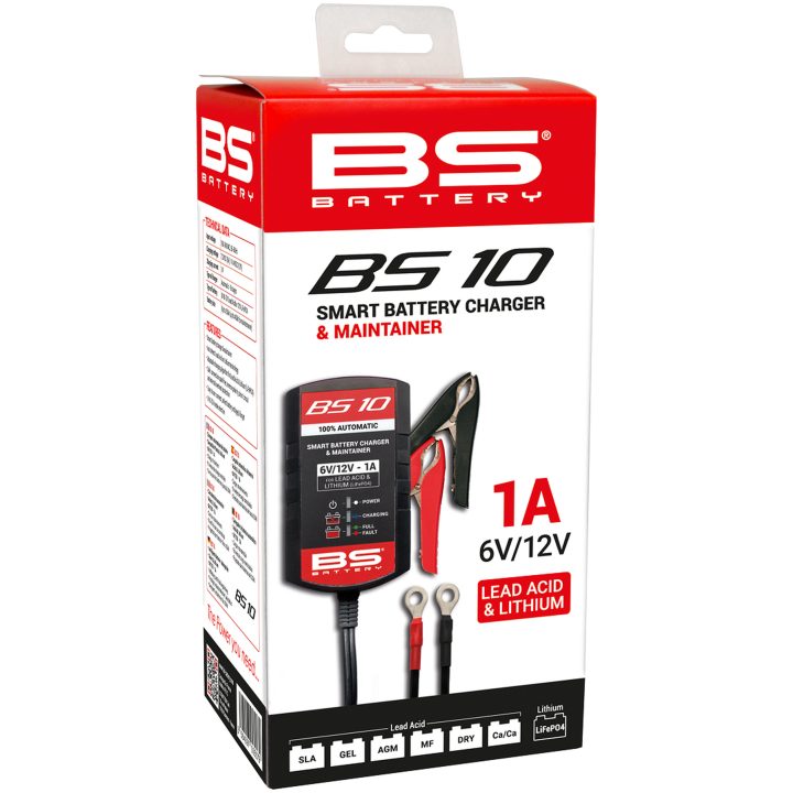 Batteriladdare Kombinerad Svart/röd BS BATTERY – bild 5