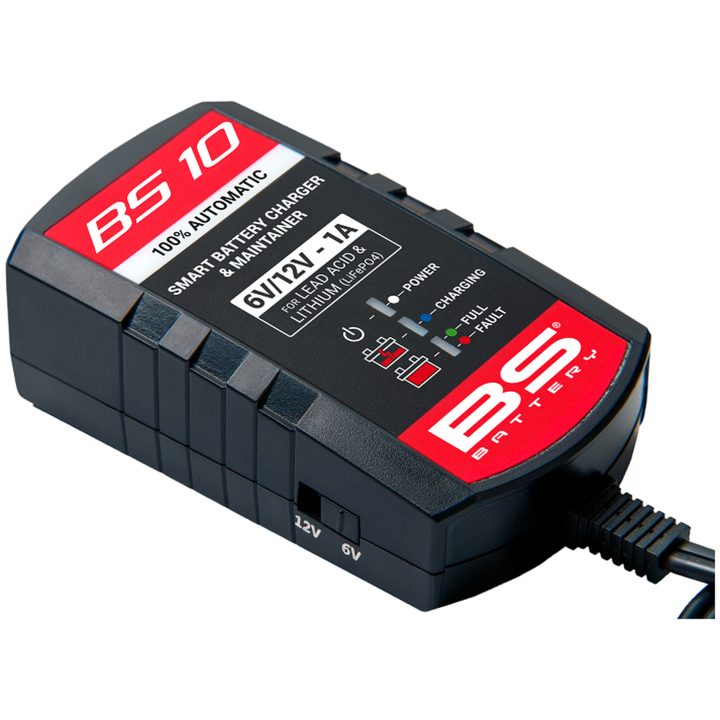 Batteriladdare Kombinerad Svart/röd BS BATTERY – bild 6