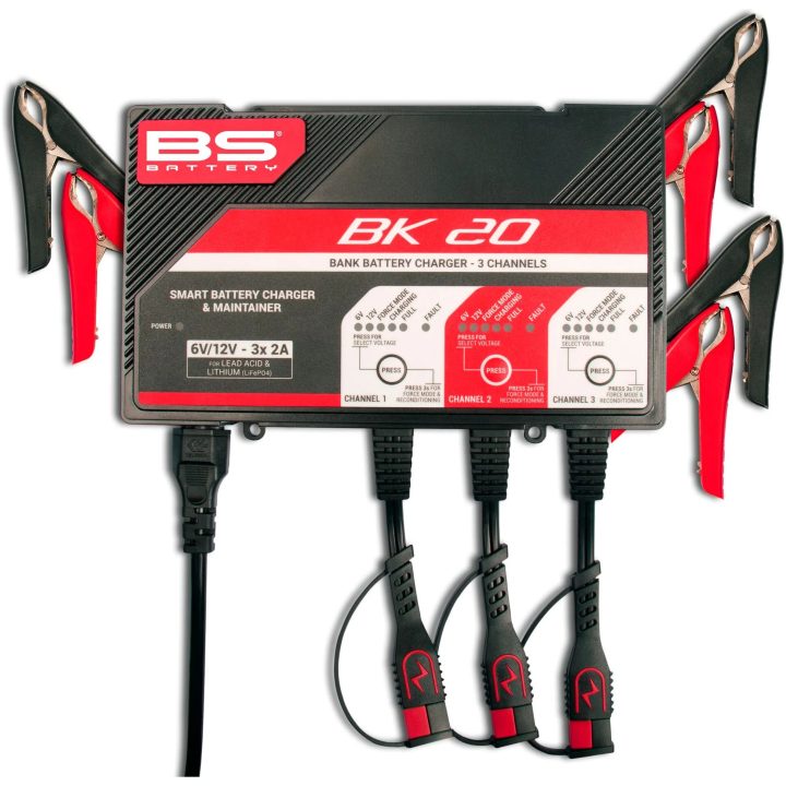 Batteriladdare Och Underhållare Smart Bank Svart/röd BS BATTERY – bild 8